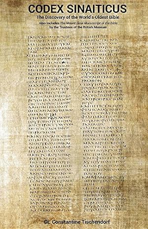Seller image for Codex Sinaiticus: The Discovery of the World's Oldest Bible [Soft Cover ] for sale by booksXpress
