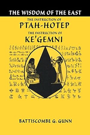 Imagen del vendedor de The Teachings of Ptahhotep: The Oldest Book in the World [Soft Cover ] a la venta por booksXpress