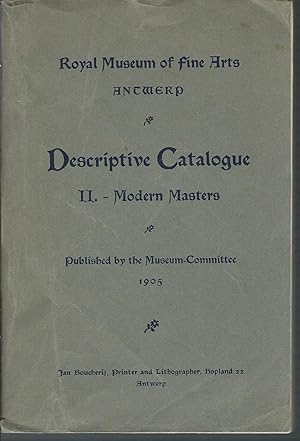 Seller image for Descriptive Catalogue, Vol. 2: Modern Masters for sale by MyLibraryMarket