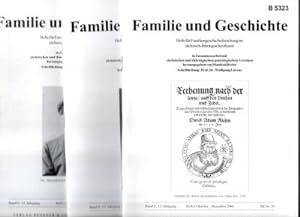 Familie und Geschichte. Hefte für Familienforschung im sächsisch-thüringischen Raum. Band V, 15. ...