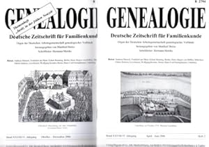 Genealogie. Deutsche Zeitschrift für Familienkunde. Band XXVIII/55. Jahrgang. April-Juni,Oktober-...