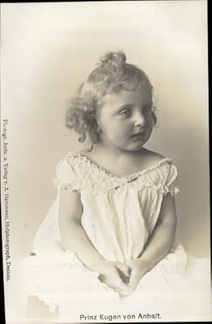 Ansichtskarte / Postkarte Prinz Eugen von Anhalt, Kinderportrait