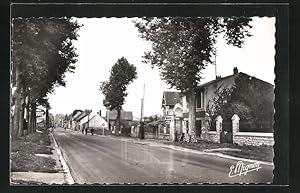 Carte postale Villeneuve-la-Guyard, Faubourg de Sens