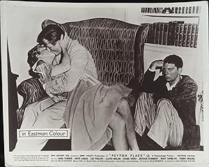 Bild des Verkufers fr Peyton Place 8 x 10 English FOH Lobby Card 1958 Lana Turner zum Verkauf von AcornBooksNH