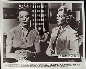 Bild des Verkufers fr Peyton Place 8 x 10 English FOH Lobby Card 1958 Lana Turner zum Verkauf von AcornBooksNH