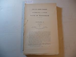 Bild des Verkufers fr Contribution  l'tude de la faune de Madagascar. Deuxime partie: Crustacea II. Palinuridae. zum Verkauf von Gebrauchtbcherlogistik  H.J. Lauterbach