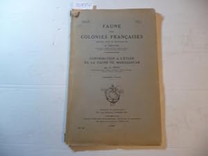 Bild des Verkufers fr Contribution  l'tude de la faune de Madagascar - Premiere Partie zum Verkauf von Gebrauchtbcherlogistik  H.J. Lauterbach