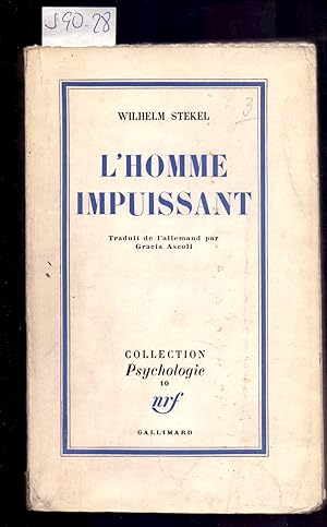 Seller image for L HOMME IMPUISSANT for sale by Libreria 7 Soles
