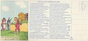 Seller image for Carte Postale ancienne M - Les Animaux malades de la peste for sale by JOIE DE LIRE