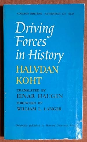 Image du vendeur pour Driving Forces in History mis en vente par GuthrieBooks