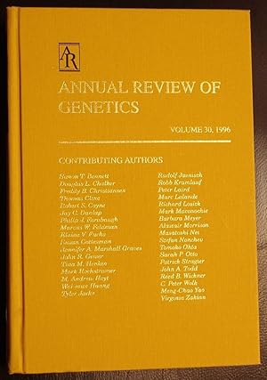 Bild des Verkufers fr Annual Review of Genetics: 1996 zum Verkauf von GuthrieBooks