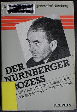 Bild des Verkufers fr Der N??rnberger Prozess gegen die Hauptkriegsverbrecher vom 14. November 1945 - 1. Oktober 1946. 24 B?nde plus Zeittafel in 13 B??chern: Band XV und XVI / Band 15 und 16: Verhandlungsniederschriften 29. Mai 1946 - 10. Juni 1946 (Fotomechanischer Nachdruck zum Verkauf von GuthrieBooks