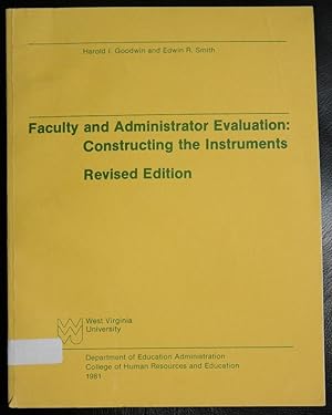 Seller image for Faculty and Administrator Evaluation: Constructing the Instruments for sale by GuthrieBooks