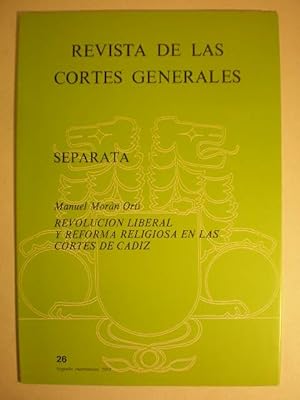 Seller image for Revolucin liberal y reforma religiosa en las Cortes de Cdiz for sale by Librera Antonio Azorn
