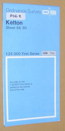 Ketton. 1:25000 First Series Map Sheet SK 90