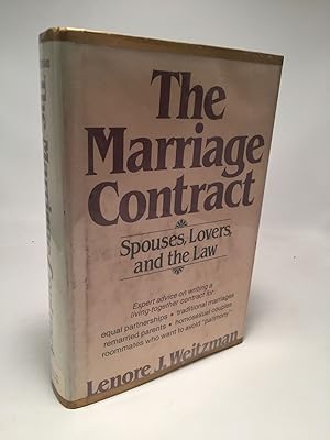 Immagine del venditore per The Marriage Contract: Spouses, Lovers, And The Law venduto da Shadyside Books