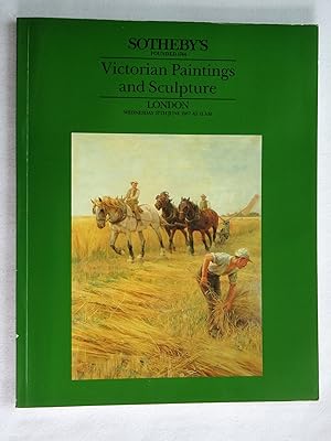 Victorian Paintings and Sculpture. 17 June 1987. Sotheby's London Auction Catalogue GROSVENOR.