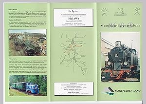 Eisenbahn Hettstedt Museumsbahn - Prospekt inkl. Einlegezettel der Fahrtage 1998/1999, Mansfelder...
