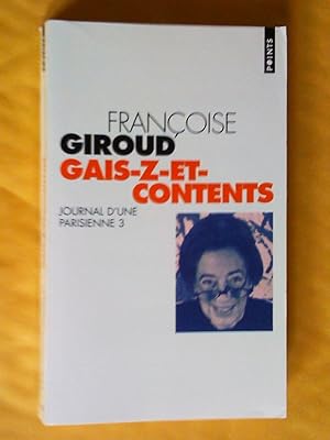 Imagen del vendedor de Gais-z-et contents, Journal d'une Parisienne, 3 a la venta por Claudine Bouvier