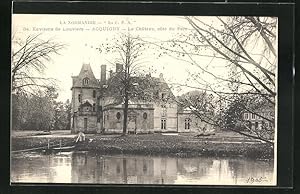 Carte postale Acquigny, Le Chateau, cote du Parc