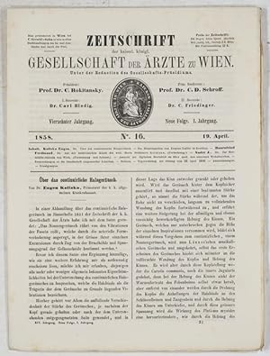Seller image for ber das continuirliche Halsgerusch (pp.241-244). for sale by Antiq. F.-D. Shn - Medicusbooks.Com
