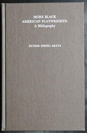 Seller image for More Black American Playwrights: A Bibliography for sale by GuthrieBooks