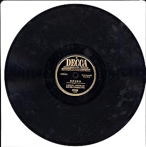 Onion / Psycho-Loco ('Be Bop' 'SINGLE' 78 RPM RECORD)