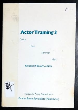 Immagine del venditore per Actor Training 3 venduto da GuthrieBooks