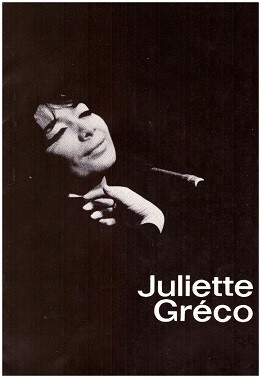 JULIETTE GRECO (1927-2020) französische Chansonsängerin,  grande dame de la chanson , die Muse de...