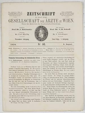 Chemische Untersuchungen des leukämischen Blutes (pp.497-498).