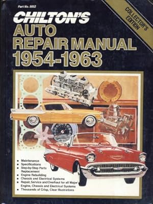 Seller image for Chilton's Auto Repair Manual 1954-63 (Chilton's Auto Service Manual) for sale by My Books Store