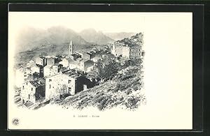 Carte postale Corse, Evisa, vue générale