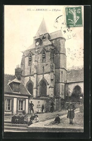 Carte postale Ambenay, l'Eglise