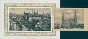 Ansichtskarte / Postkarte Aachen in Nordrhein Westfalen, Rathaus, Verwaltungsgebäude, Dom, Hauptb...