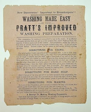 [ Broadside ] New discoveries! Important to housekeepers! [caption title] | Washing Made Easy | -...