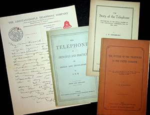 Collection of items (offprints, pamphlet, ALS) by early telephone historian and author John E. Ki...