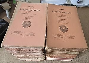 Lot de 95 Volumes de la Revue des Langues Romanes de 1882 à 1965 compris entre les Tomes 21 et 76...