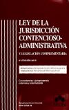 Image du vendeur pour Ley de la Jurisdiccin contencioso- administrativa y legislacin complementaria mis en vente par Agapea Libros