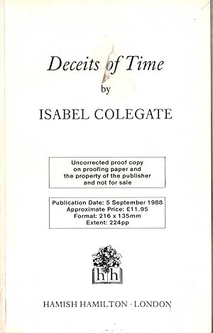 Seller image for DECEITS OF TIME for sale by Mr.G.D.Price