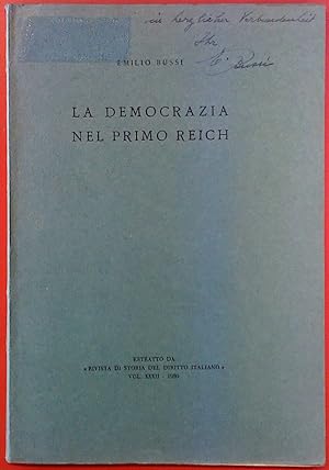 Image du vendeur pour LA DEMOCRAZIA NEL PRIMO REICH mis en vente par biblion2