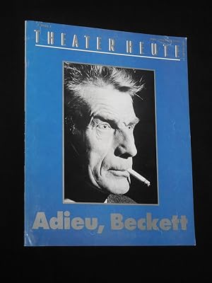 Immagine del venditore per Theater heute, Heft 2/ 1990. Titelthema: Adieu Beckett. Dazu Stckabdruck: DER SANFTE BARBAR von Bohumil Hrabal venduto da Fast alles Theater! Antiquariat fr die darstellenden Knste