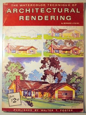 Seller image for THE WATERCOLOR TECHNIQUE OF ARCHITECTURAL RENDERING - Muy ilustrado for sale by Llibres del Mirall