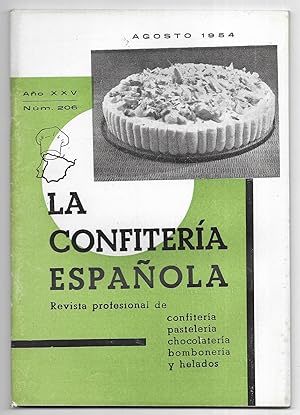 Confitería Española, La. Revista profesional de . Nº-206 Agosto 1954