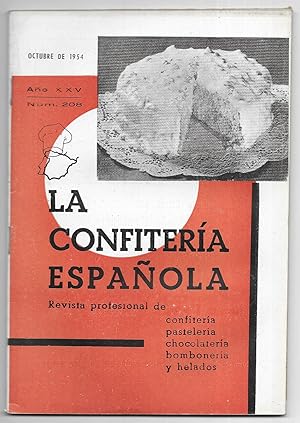 Confitería Española, La. Revista profesional de . Nº-208 Octubre 1954