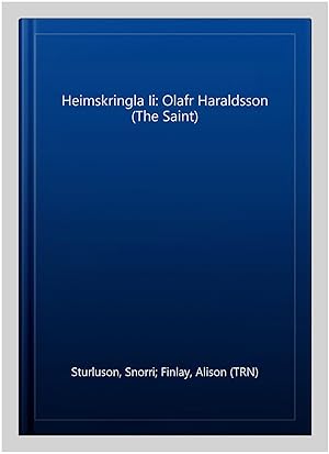 Seller image for Heimskringla Ii: Olafr Haraldsson (The Saint) -Language: multilingual for sale by GreatBookPrices