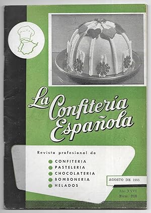 Confitería Española, La. Revista profesional de . Nº-218 Agosto 1955