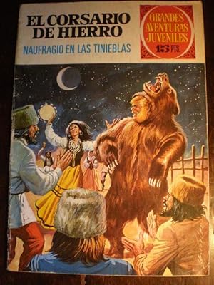 Imagen del vendedor de El Corsario de Hierro. Naufragio en las tinieblas. Coleccin Grandes Aventuras Juveniles 45 a la venta por Librera Antonio Azorn