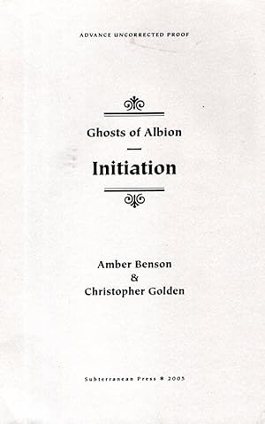 Seller image for The Ghosts of Albion: Initiation for sale by Ziesings