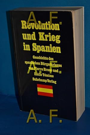 Seller image for Revolution und Krieg in Spanien, Geschichte des spanischen Brgerkrieges for sale by Antiquarische Fundgrube e.U.