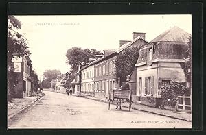 Carte postale Amfreville, Le Bose-Harel, vue de la rue